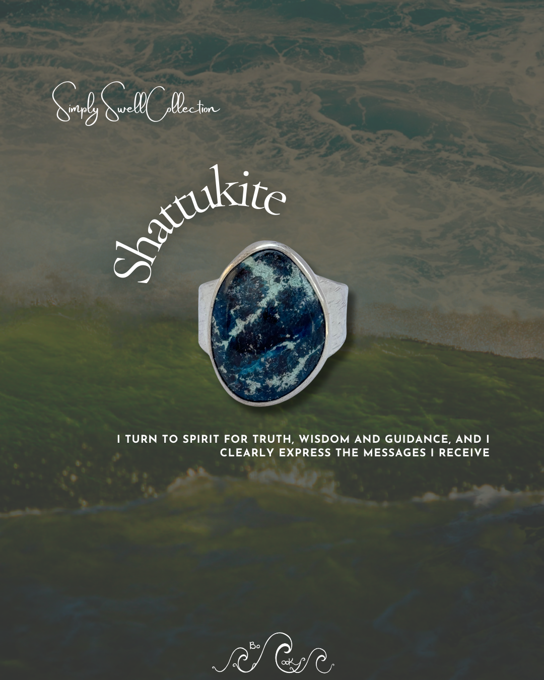 Shattukite .950 Silver Handmade Artisan Ring