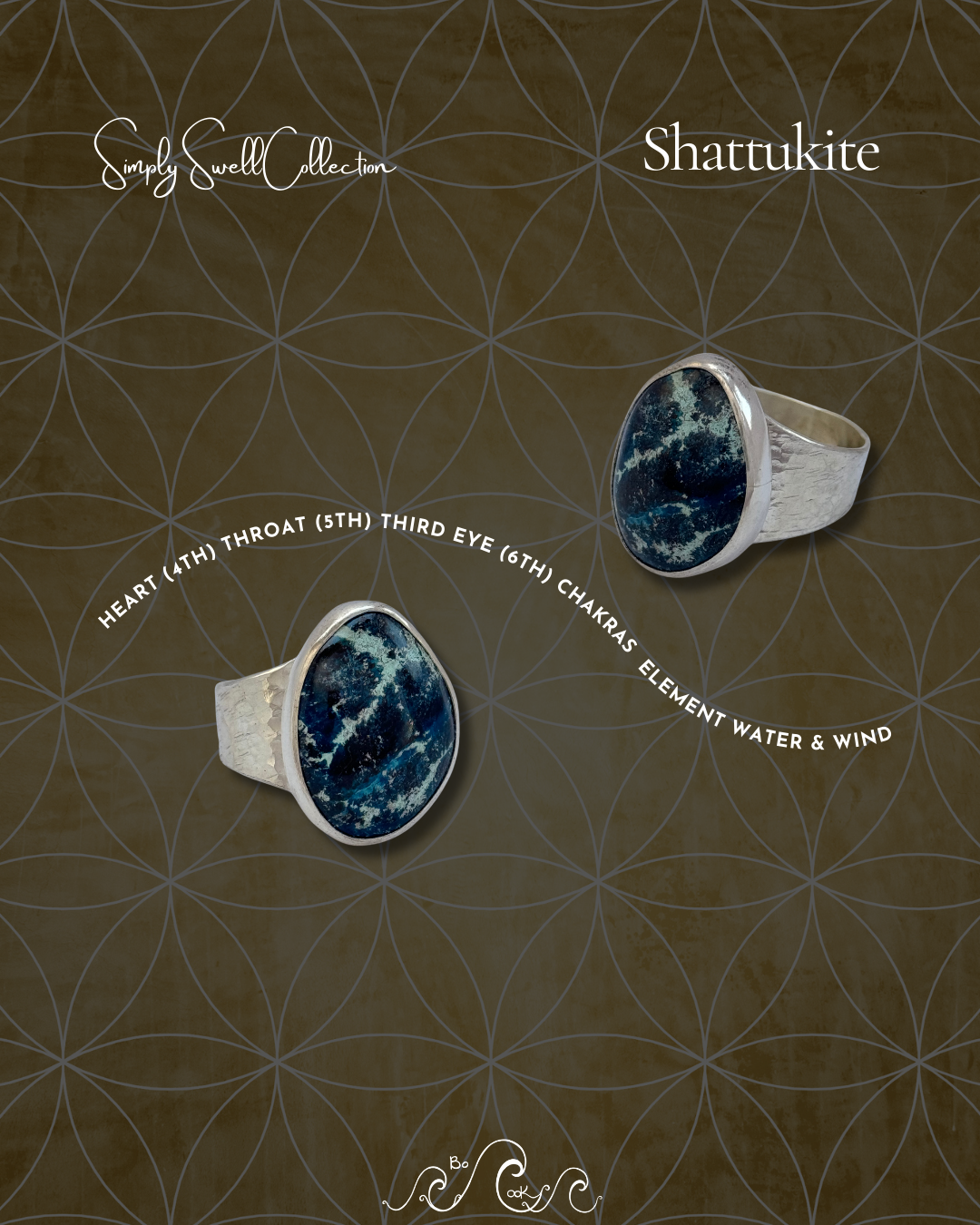 Shattukite .950 Silver Handmade Artisan Ring
